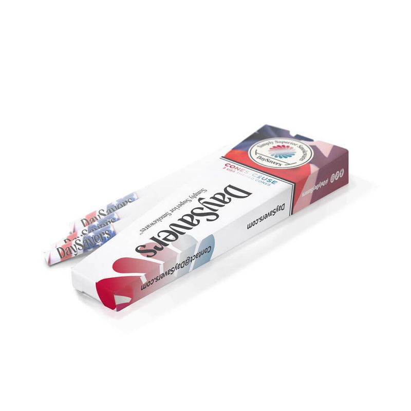 DaySavers 1 Gram King Size American Flag Pre Rolled Cones 3/pk *Online Only