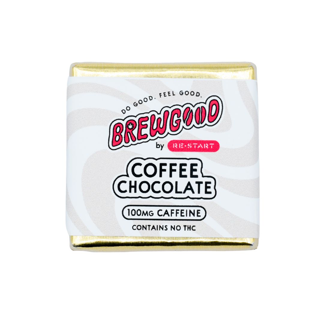 Brewgood Coffee Chocolate Minis 100MG Caffeine 6-ct