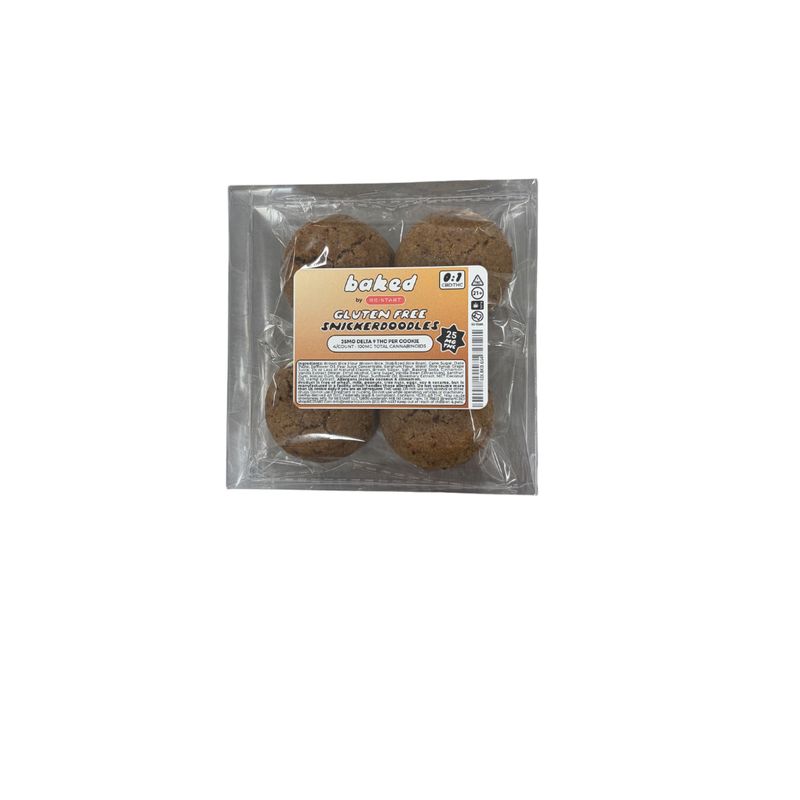 Delta 9 THC 25MG Gluten Free Snickerdoodles 4/pk Delta 9 THC 25MG Gluten Free Snickerdoodles 4/pk