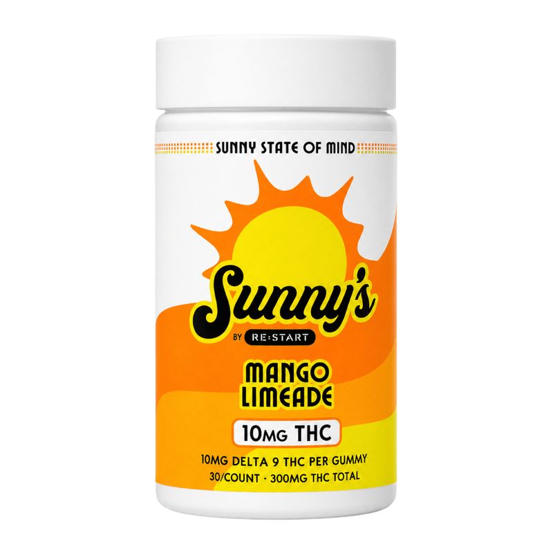 Sunny’s 10MG THC Gummies - Mango Limeade