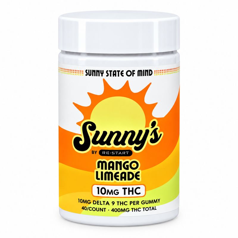 10MG THC Sunny's Gummies - Mango Limeade