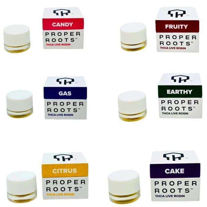 SPECIAL ORDER: Proper Roots THCA Live Rosin 1G (Case of 6)