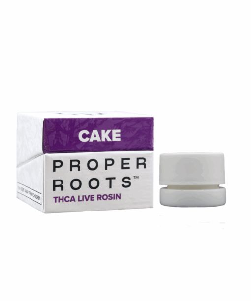 PRE-ORDER: Proper Roots THCA Live Rosin 1G (Case of 6), Flavor/Strain: CAKE: (H) Gelato