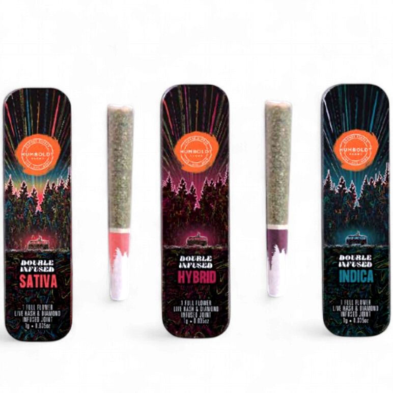 DROP SHIP: Humboldt THCA Pre-Roll Double Infused 1/ct (Save 10% on Cases) DROP SHIP: Humboldt THCA Pre-Roll Double Infused 1/ct (Save 10% on Cases), Strain: (S) Double Papaya (Case of 24)