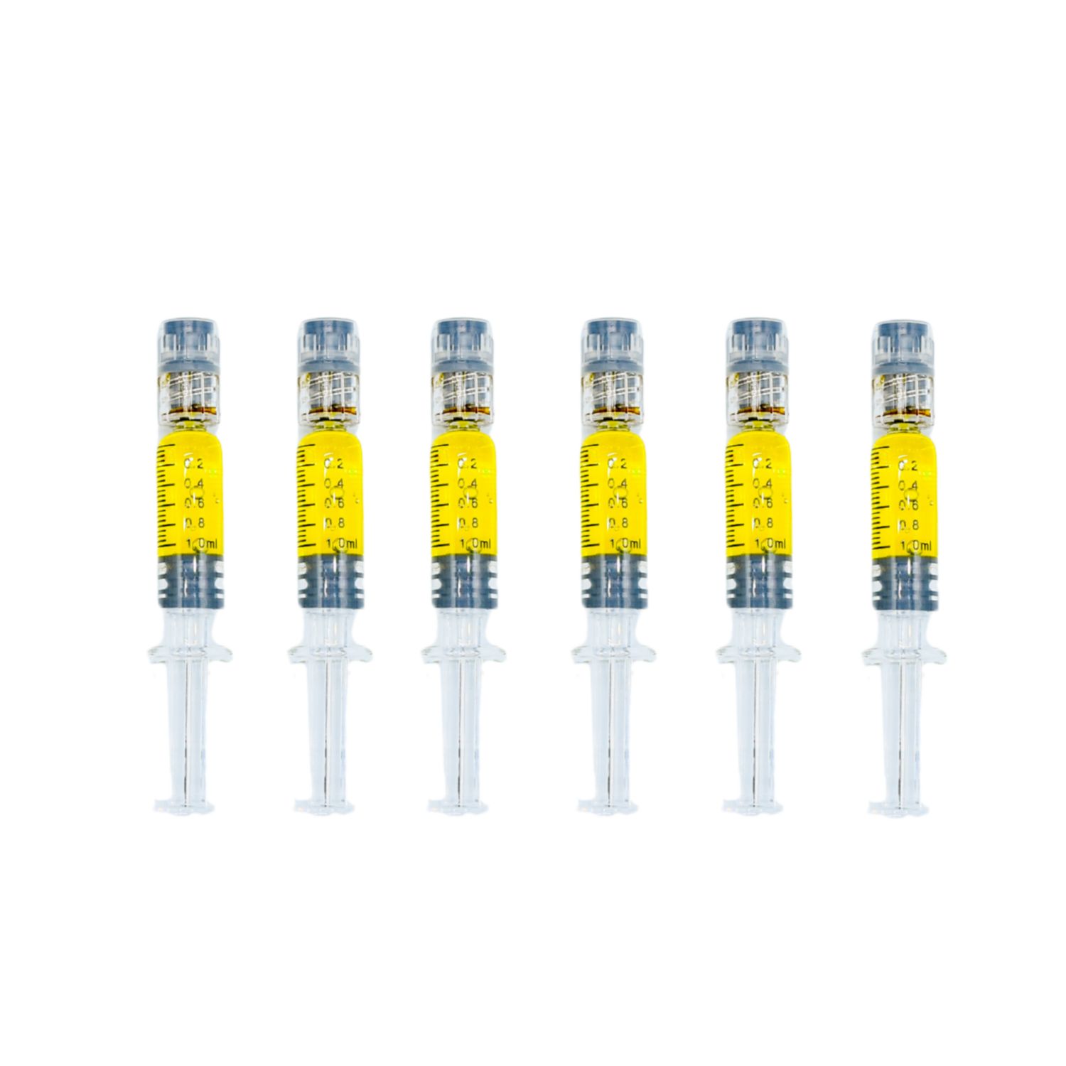 THCA Live Resin Dab 1mL Syringes (6-pk) + Free Disposable Cart/Pen