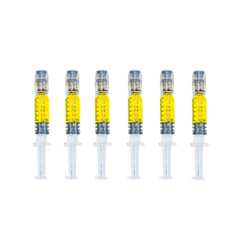 PRE-ORDER: THCA Live Resin Dab 1mL Syringes (6-pk)