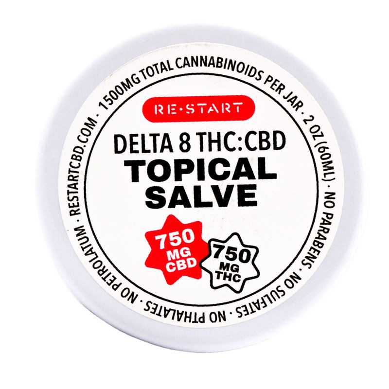Premium Delta 8  750MG CBD 750MG Topical  Salve 2oz