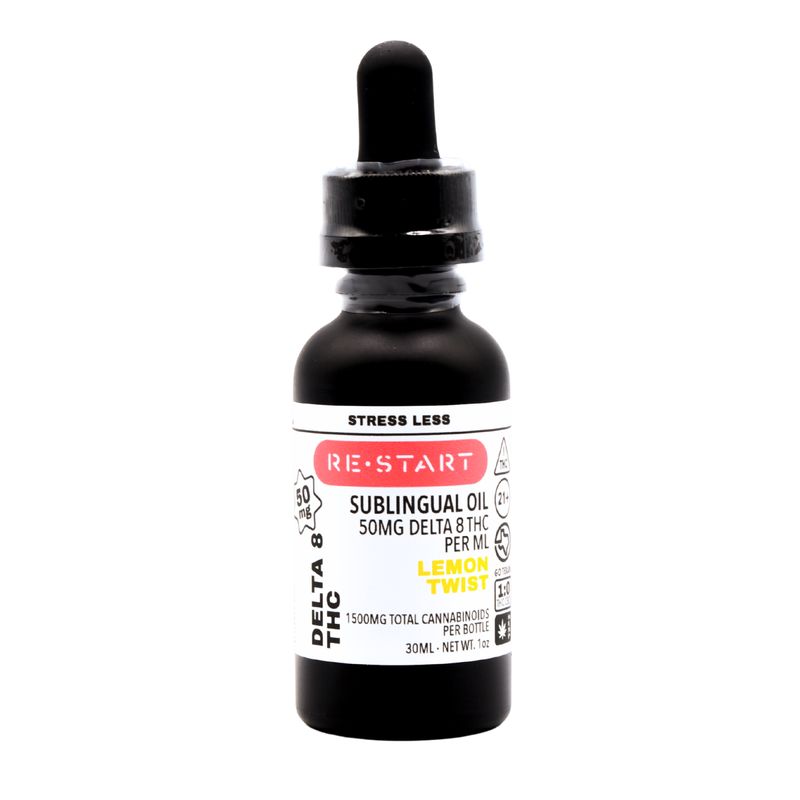 Premium Delta 8 THC Oil 1500mg 30mL Lemon Twist