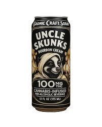 Uncle Skunks Delta 9 THC 100 MG Craft Soda 12oz Bourbon Cream