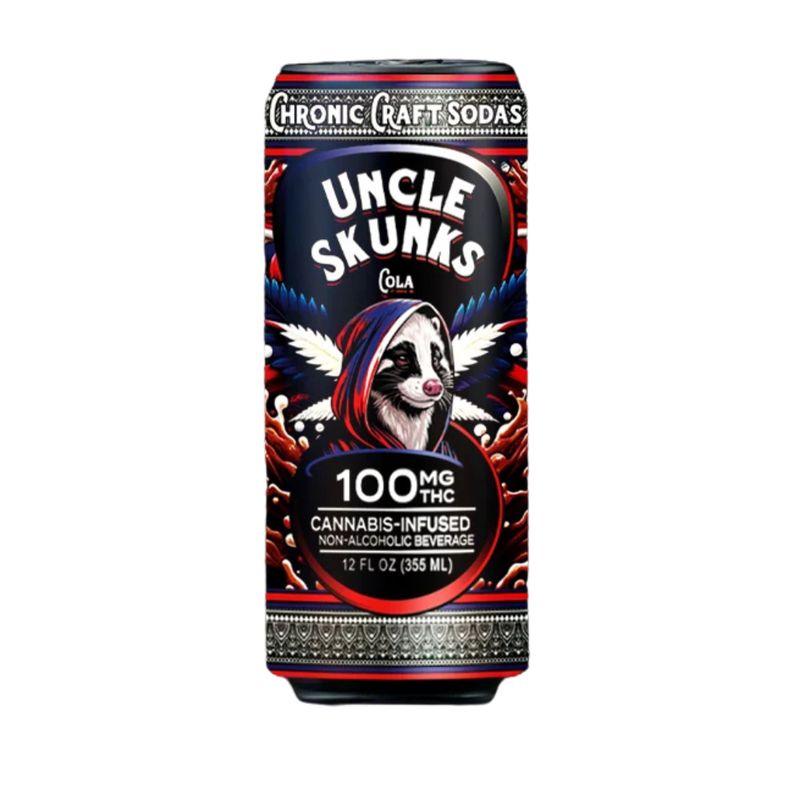 Uncle Skunks Chronic Craft Soda 100 MG THC - Cola
