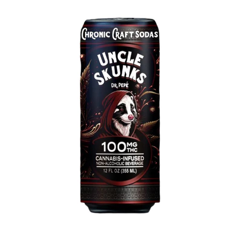 Uncle Skunks Chronic Craft Soda 100 MG THC - Dr. Pepe