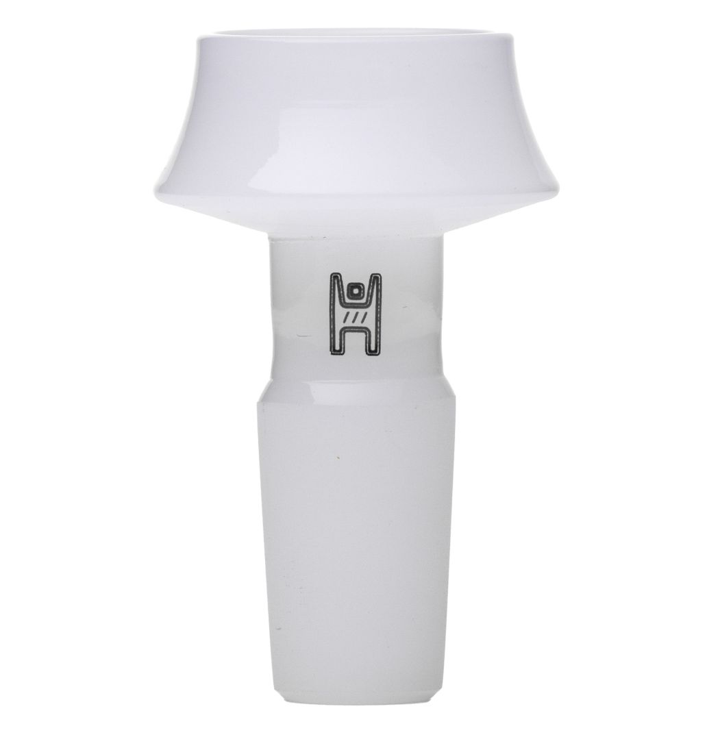 Human Grade Cauldron Bowl - 14mm, Color: White