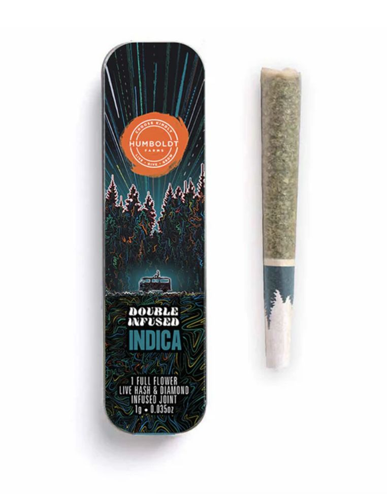 DROP SHIP Humboldt THCA Pre-Roll Double Infused 1G (Case of  24) Permanent Marker (I)