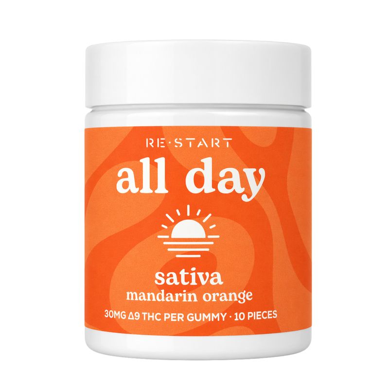 30MG THC All Day Gummies - Mandarin Orange / Sativa