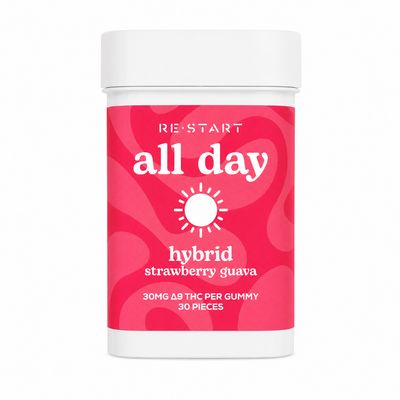 30MG THC All Day Gummies - Strawberry Guava / Hybrid