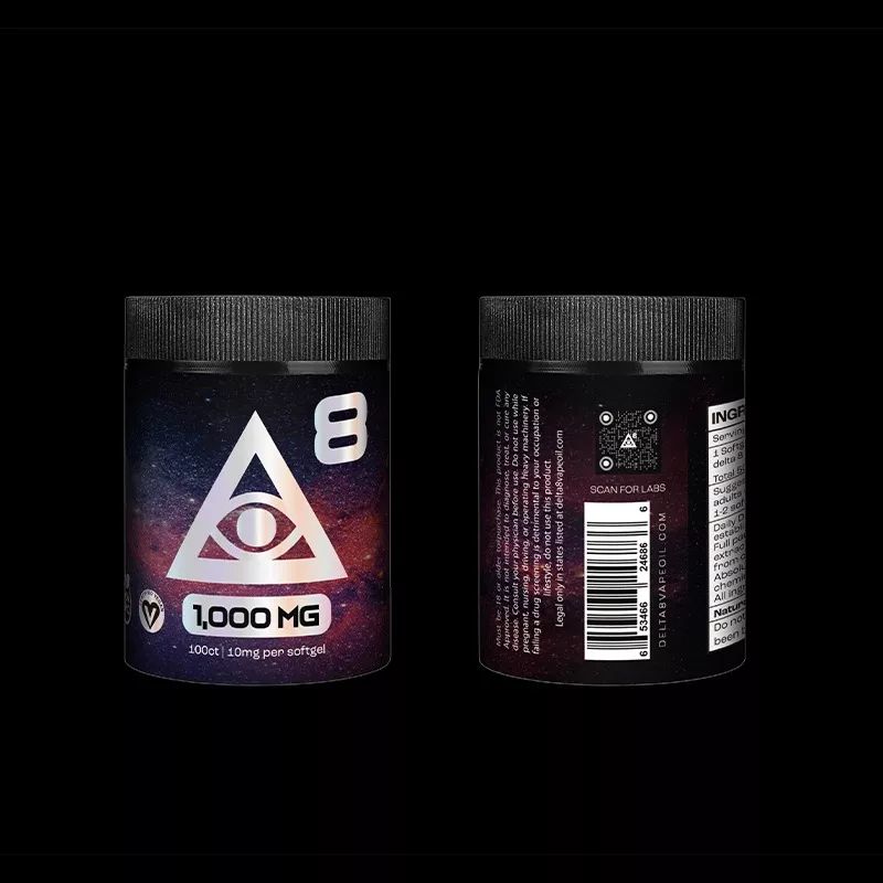 DROP SHIP: iDelta THC Capsules 10MG 100-ct (1000mg)
