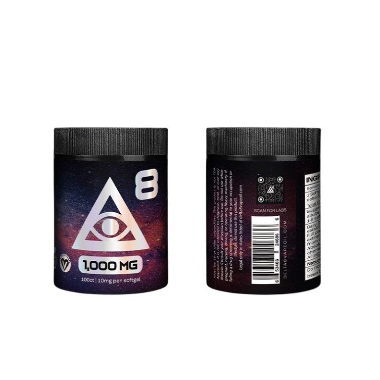 DROP SHIP: iDelta 8 THC Capsules 10MG 100-ct (1000mg)
