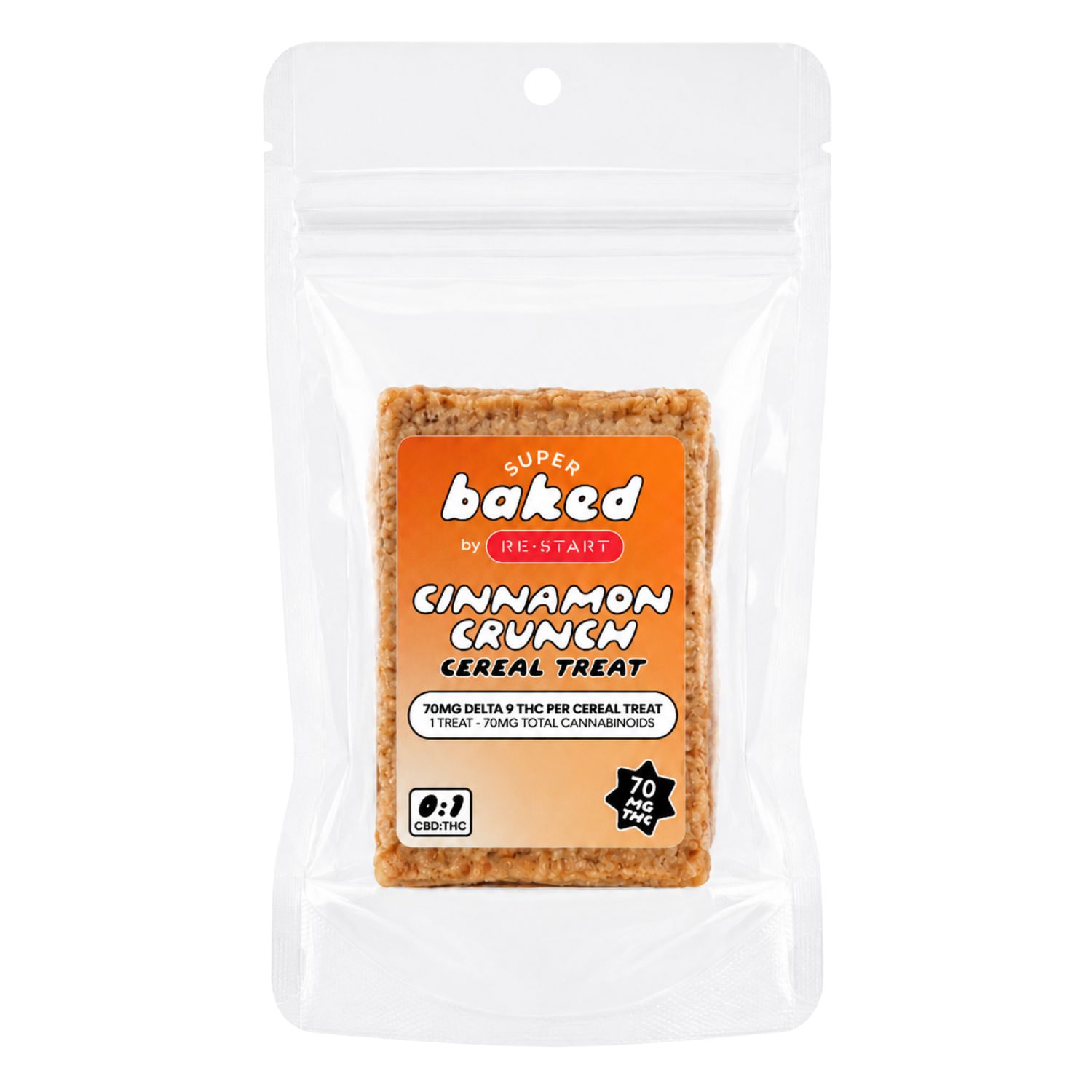 Delta 9 THC Cinnamon Crunch Cereal Treat