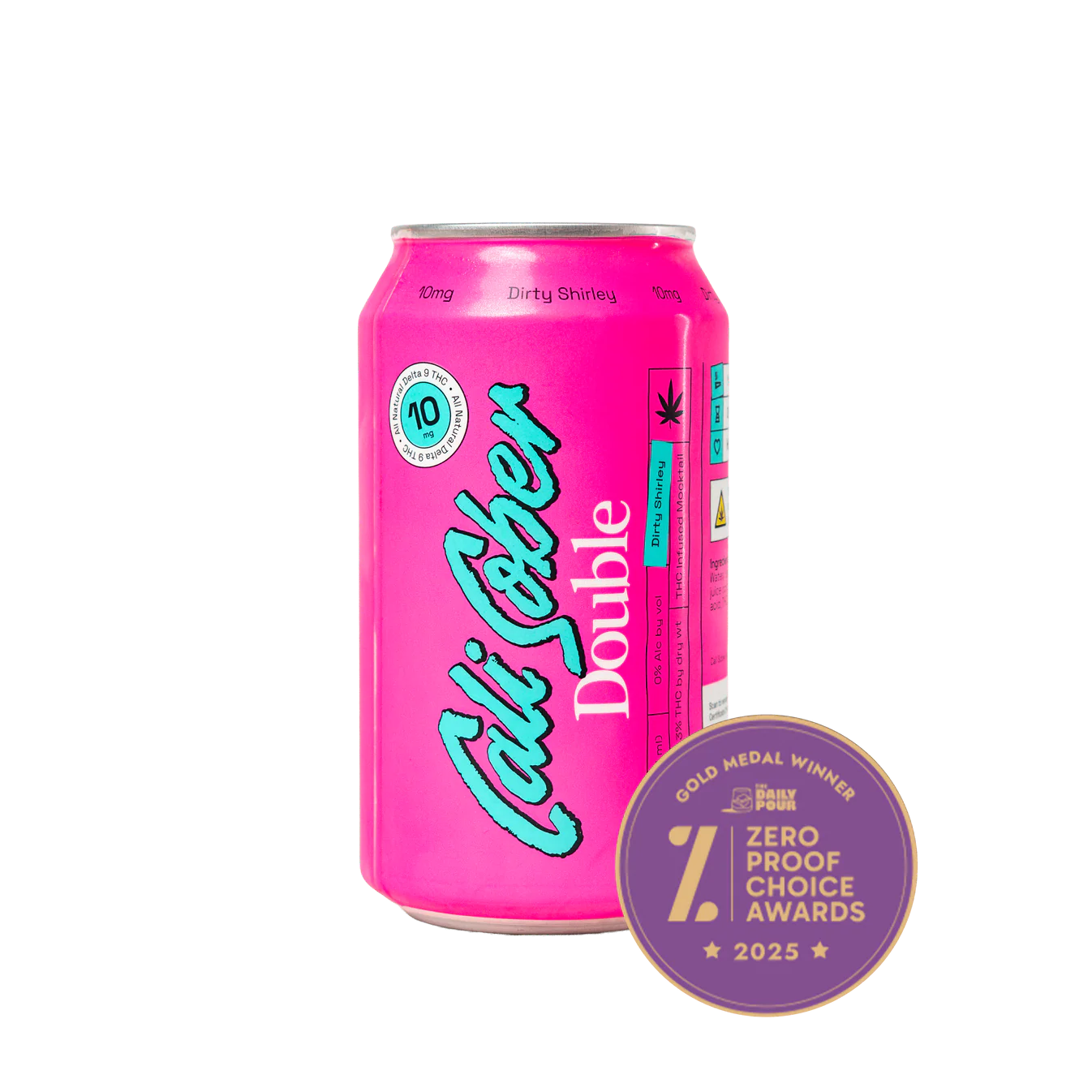 Cali Sober THC 10MG Dirty Shirley Double THC Drink
