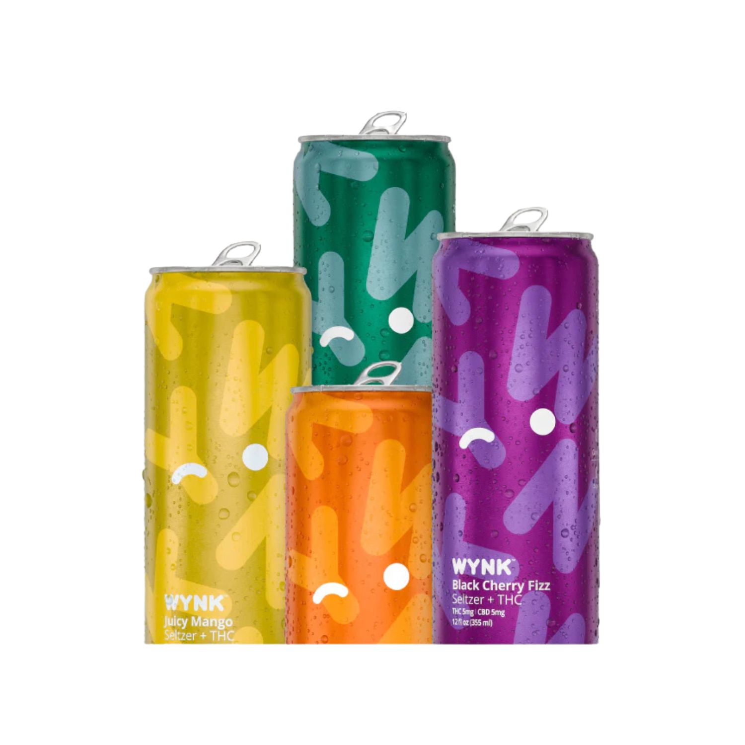 Wynk THC Low Dose Seltzers 5MG THC + 5MG CBD (Zero Sugar)