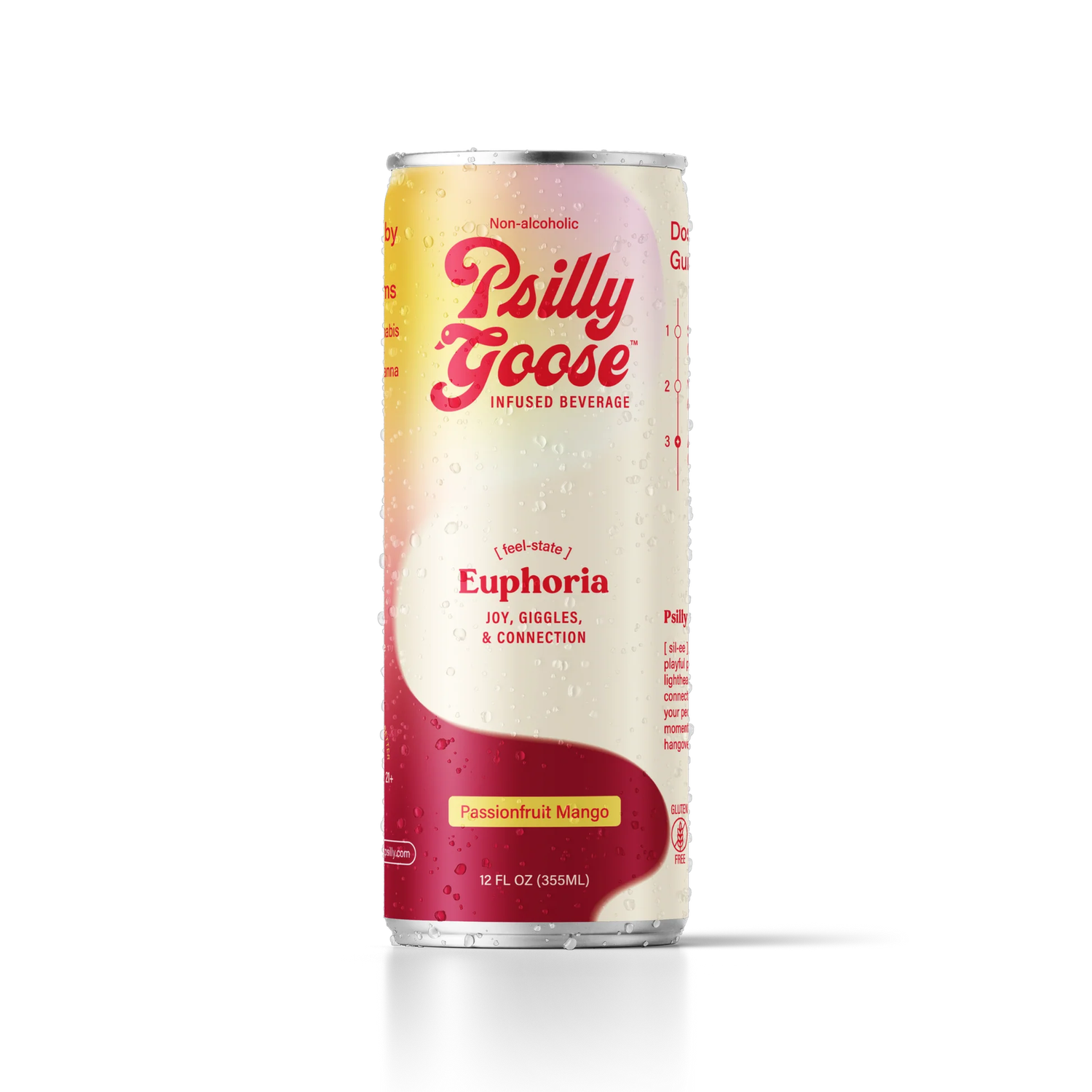 Psilly Goose THC + Lions Mane Infused Beverages