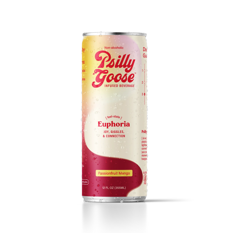 Psilly Goose THC + Lions Mane Infused Beverages