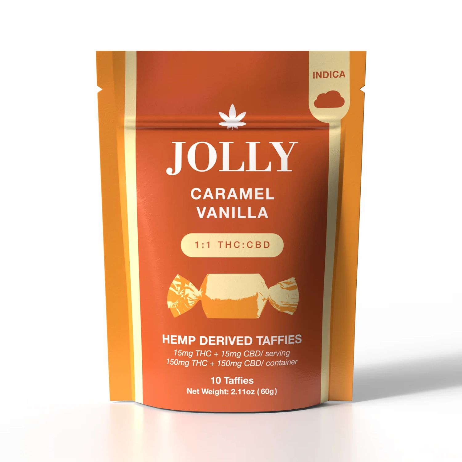 SAVE $10 - THC CBD Taffy 30MG Caramel 10-ct (Reg. Price $35)