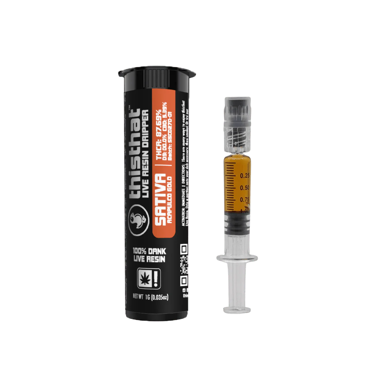 ThisThat THCA Live Resin Dripper 1G Sativa