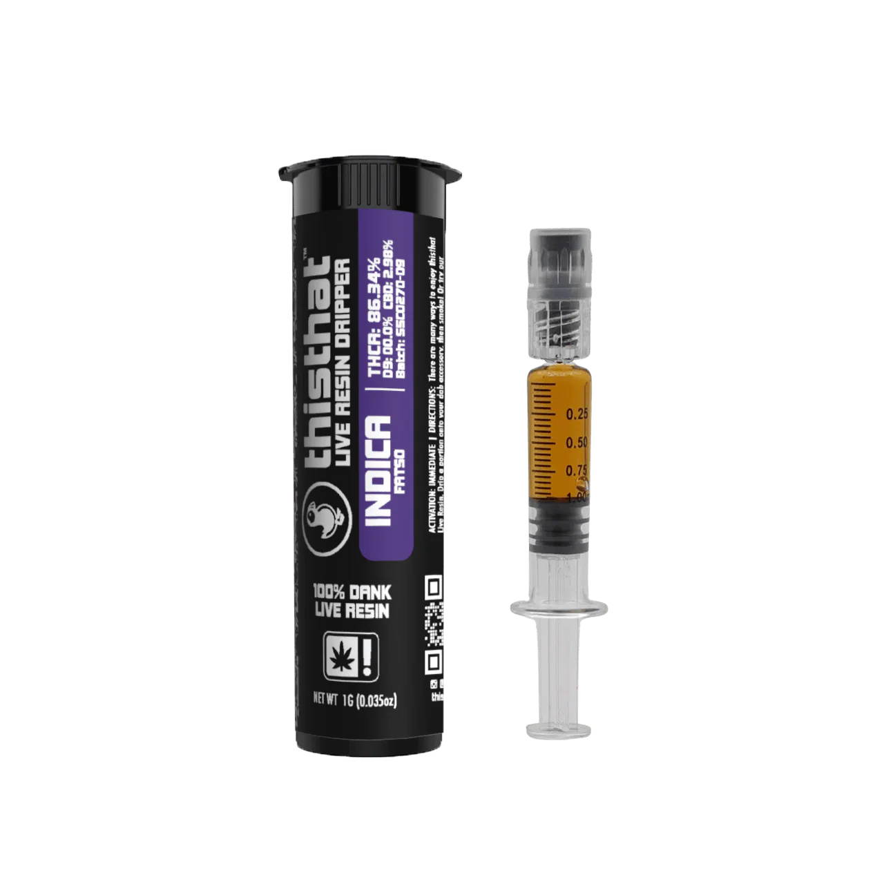 ThisThat THCA Live Resin Dripper 1G Indica *Coming Soon