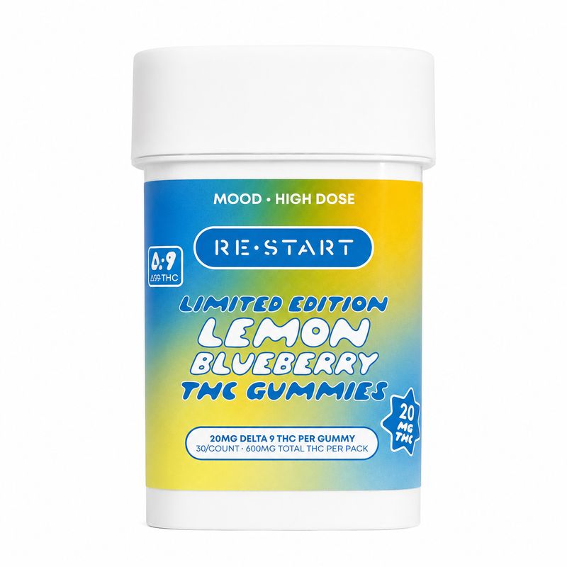 20MG THC Gummies - Lemon Blueberry