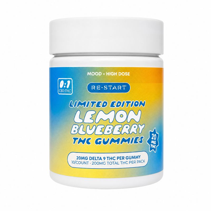 20MG THC Gummies - Lemon Blueberry