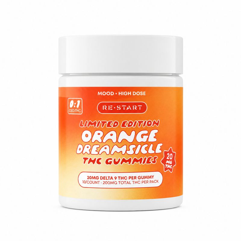 20mg THC Gummies - Orange Dreamsicle
