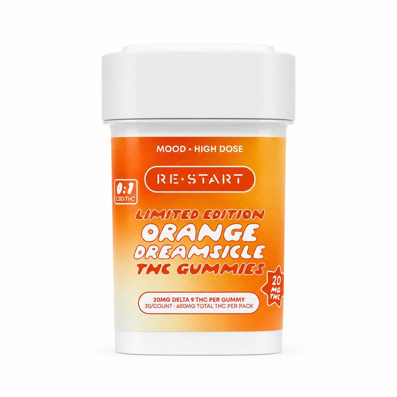 20mg THC Gummies - Orange Dreamsicle