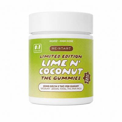 SAVE 15% - 20MG THC Gummies - Lime n' Coconut