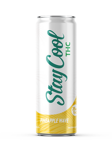 Stay Cool 25MG THC Drinks Stay Cool 25MG THC Drinks, Flavor: Pineapple Wave