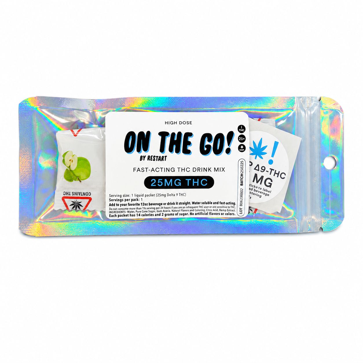 On-The-Go THC 25mg Drink Mix 1-ct*