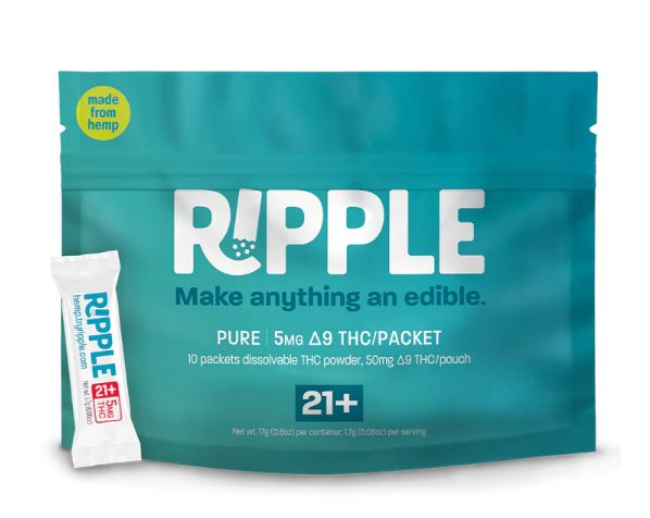 Ripple 5MG THC Packet - Unflavored 1-ct