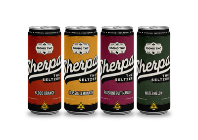 Sherpa THC Seltzer 100mg (Low Calorie)