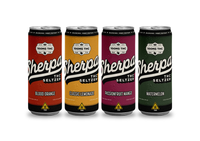 Sherpa THC Seltzer 100mg (Low Calorie)