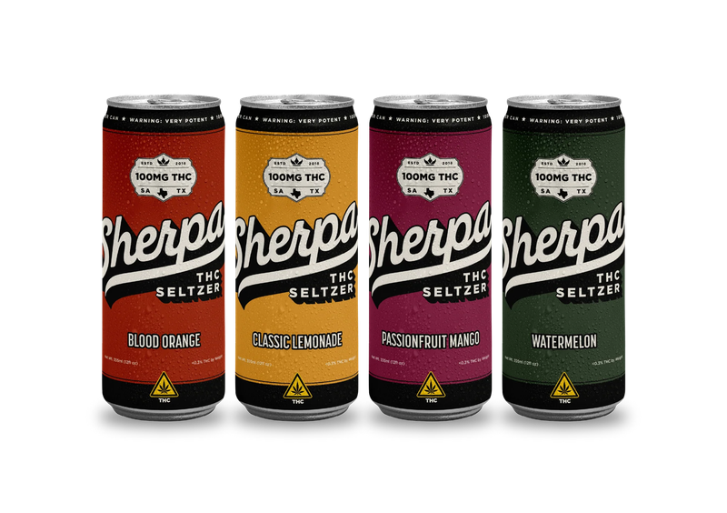 Sherpa THC Seltzer 100mg (Low Calorie)