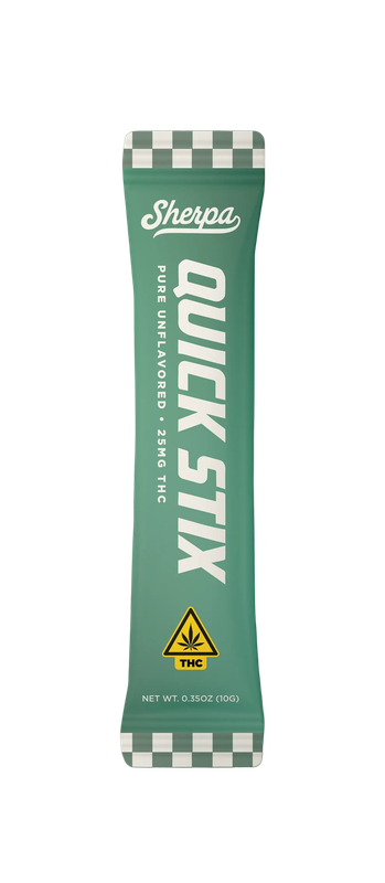 Sherpa THC Quick Stix 25MG 1ct + Electrolytes /Unflavored