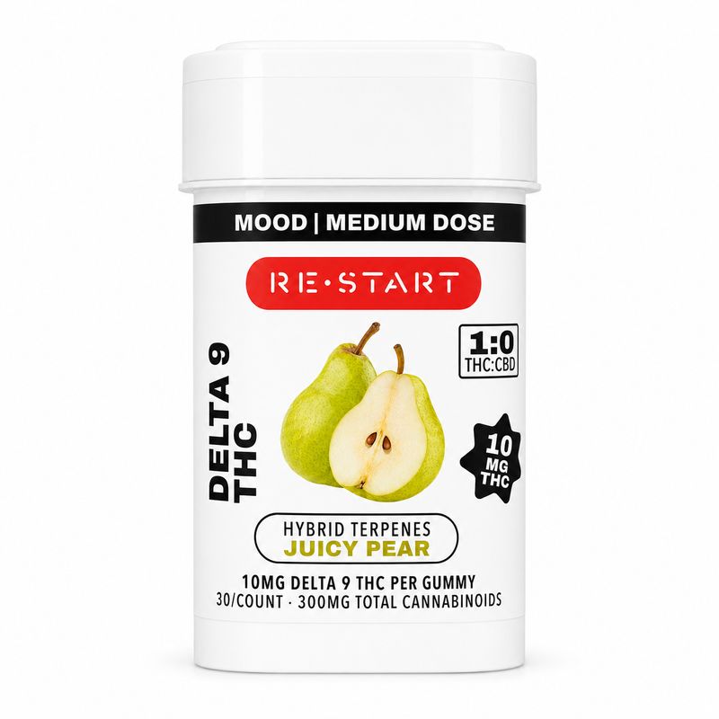10MG THC Gummies - Juicy Pear / Hybrid