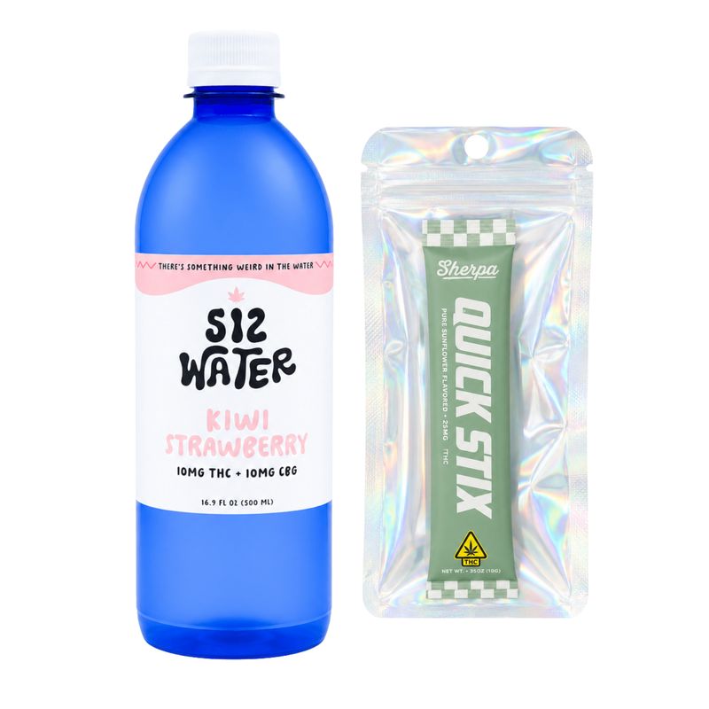 THC CBG Water + THC Quick Stix w/Electrolytes (35MG THC)