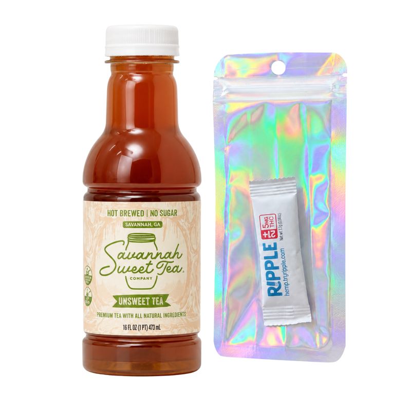 Savannah Unsweet Tea 16oz + 5MG THC Drink Mix*
