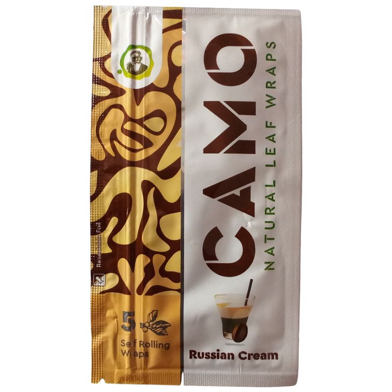Camo Natural Leaf Wraps 5-ct