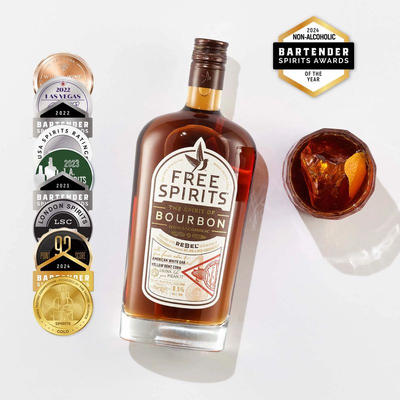 Free Spirits Non-Alcohol Bourbon 750mL