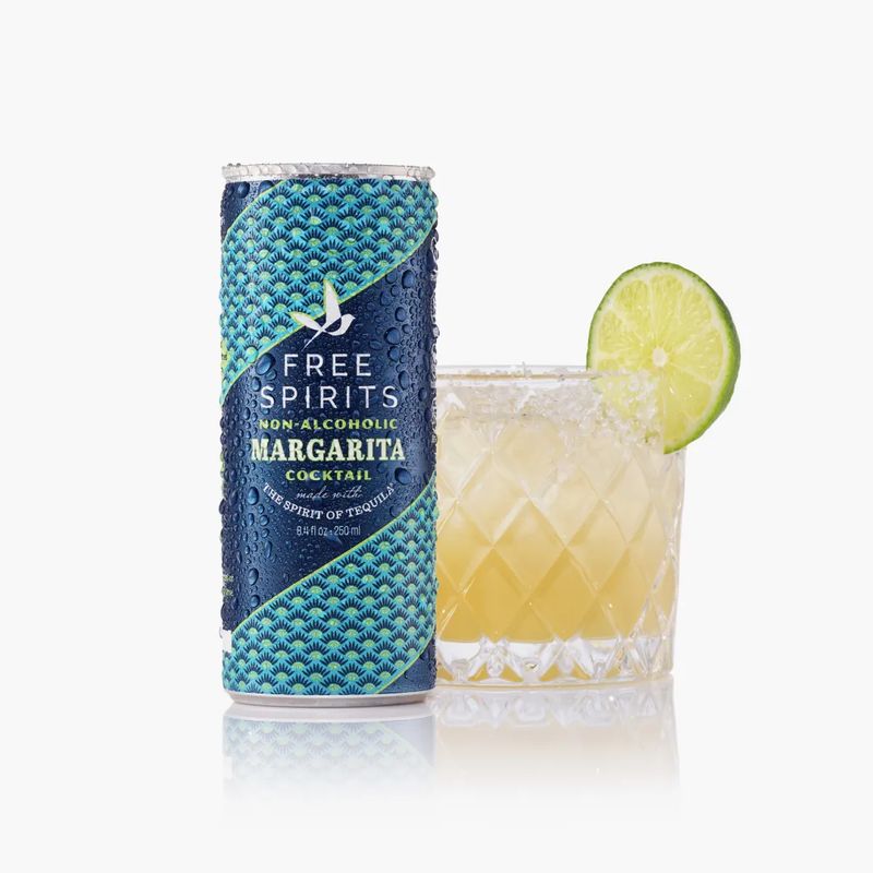Free Spirits  Zero Proof Mocktails 8.4oz + THC DRINK MIX