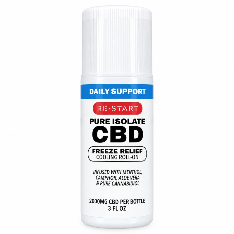 CBD Freeze Relief Cooling Roll-On 2000MG 3oz