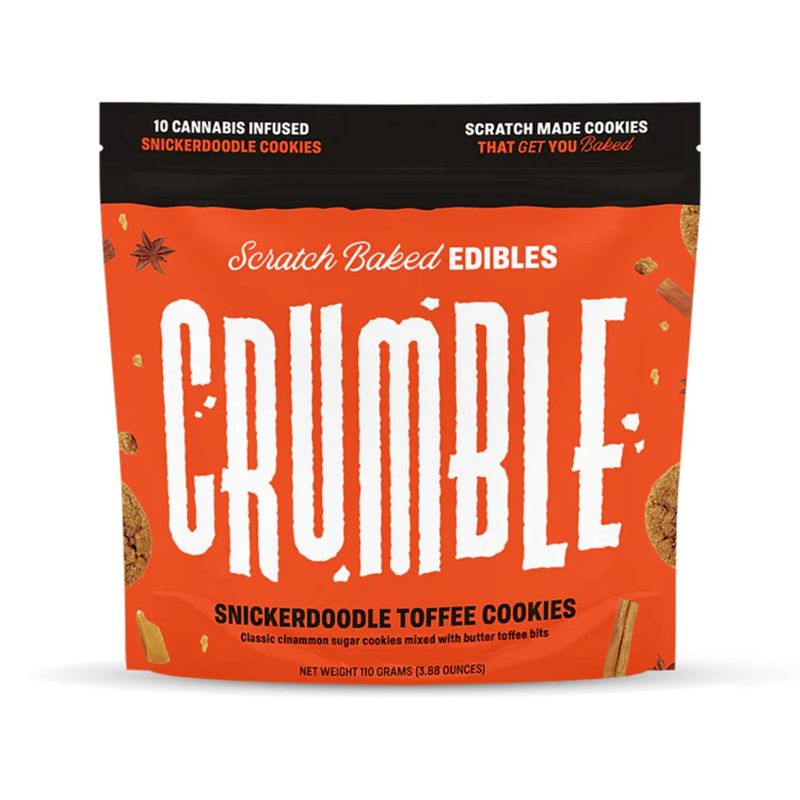 CRUMBLE 10MG THC Snickerdoodle Toffee Cookies (10-ct)