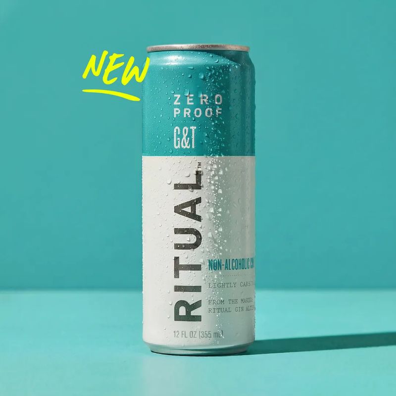 Ritual Zero Proof Non-Alcoholic Cocktail 12oz 4-pk